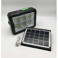 GD-2207A акумуляторний LED ліхтар 8000 mAh із сонячним зарядом